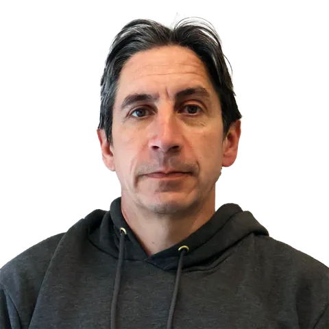 Retrato de Juan Pablo García, del equipo de mantenimiento de la RUT